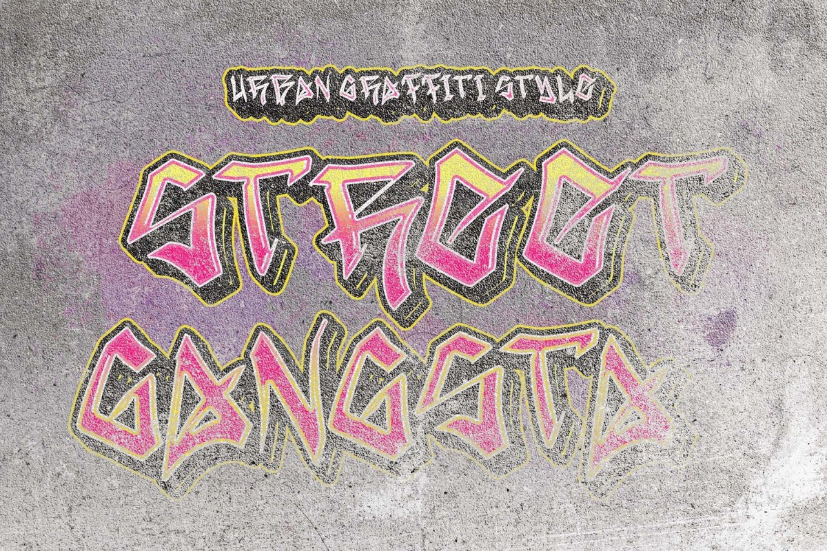 Font Street Gangsta