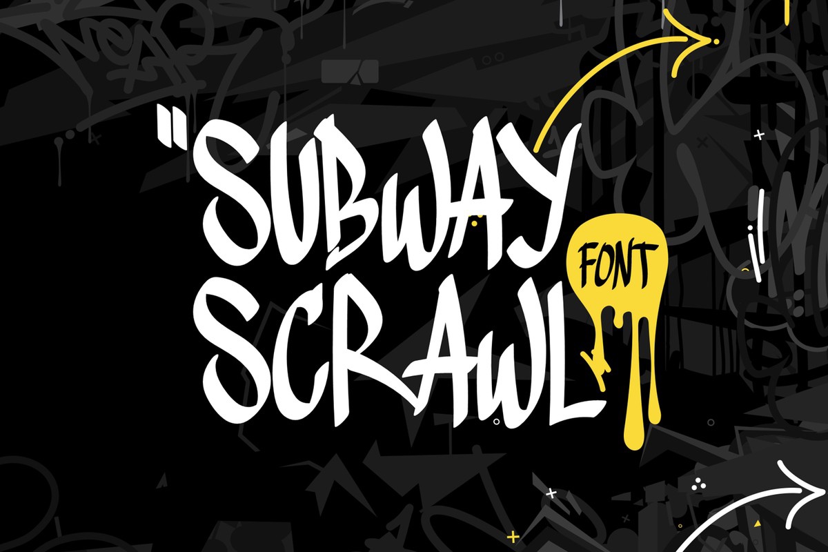 Font Subway Scrawl