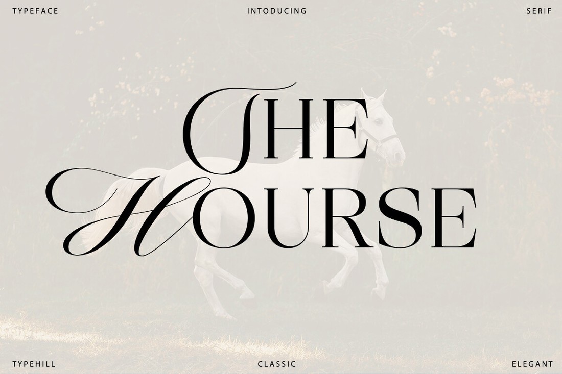 Font The Hourse Serif