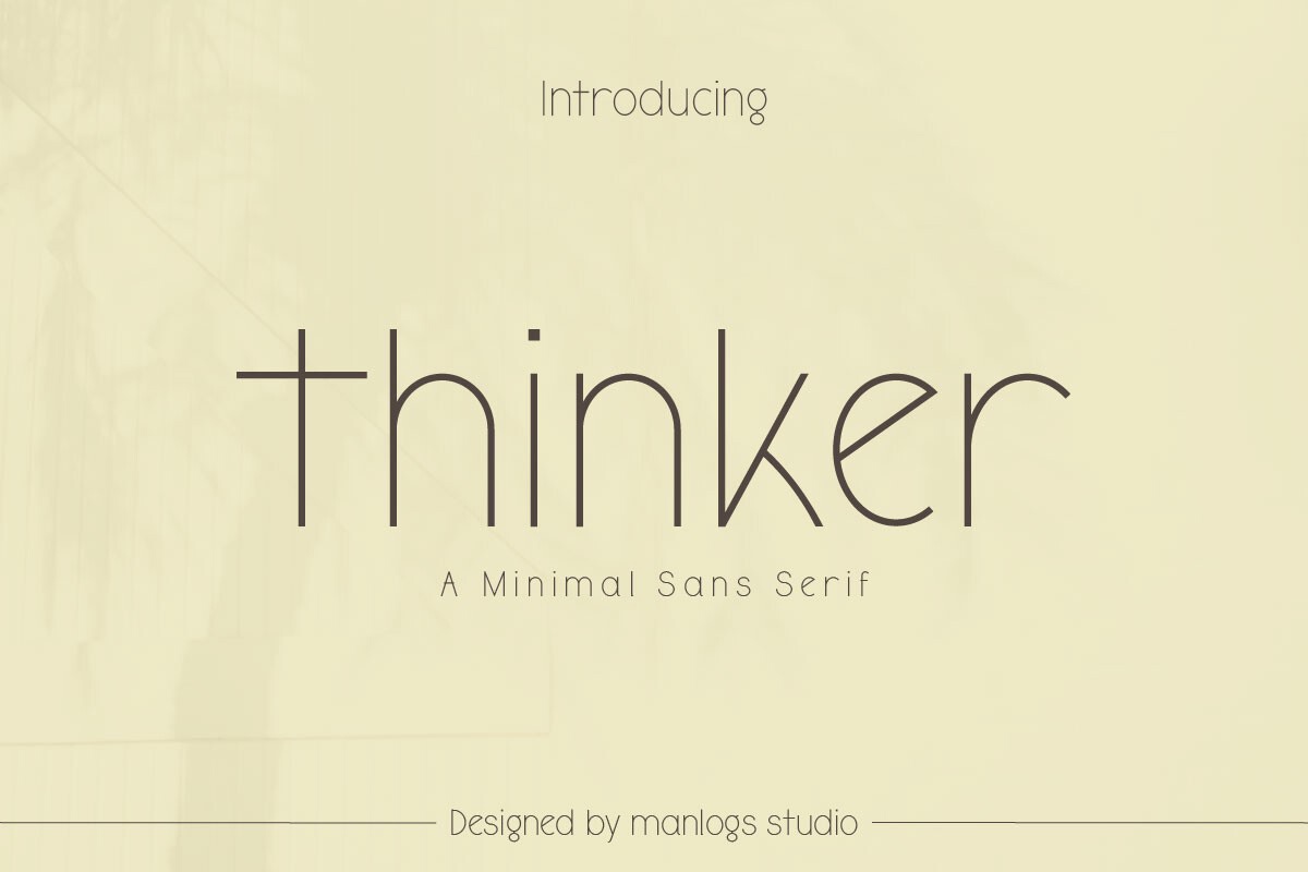 Font Thinker