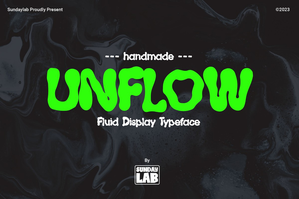 Font Unflow Typeface
