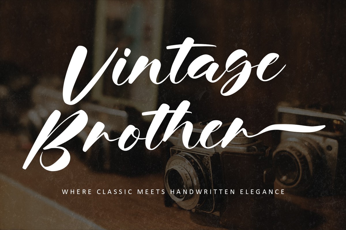 Font Vintage Brother
