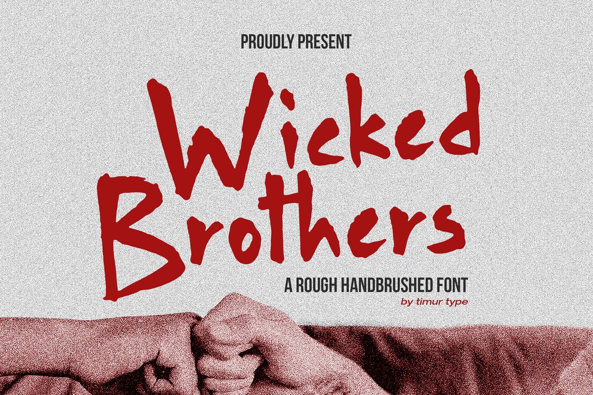 Font Wicked Brothers