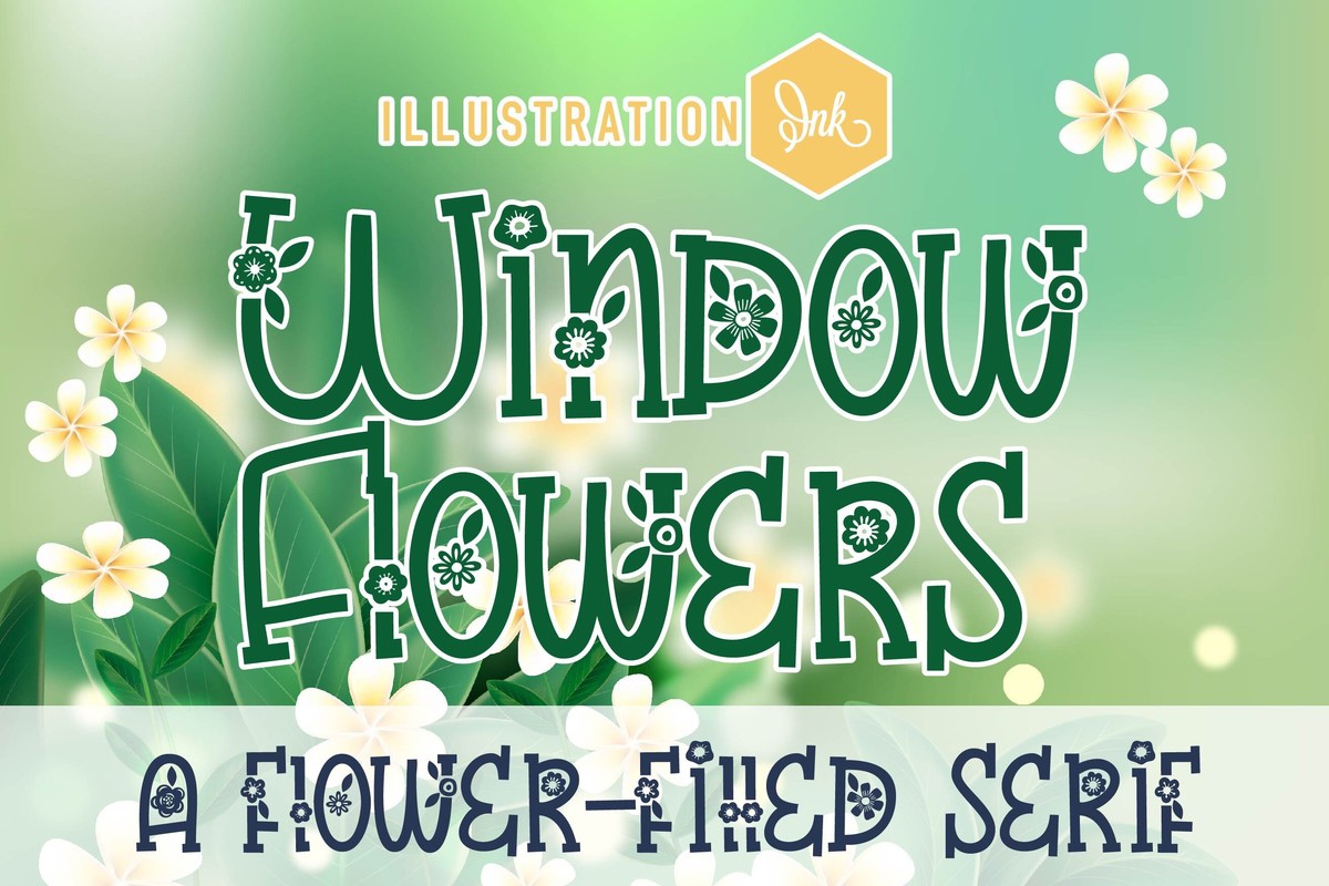 Font ZP Window Flowerss