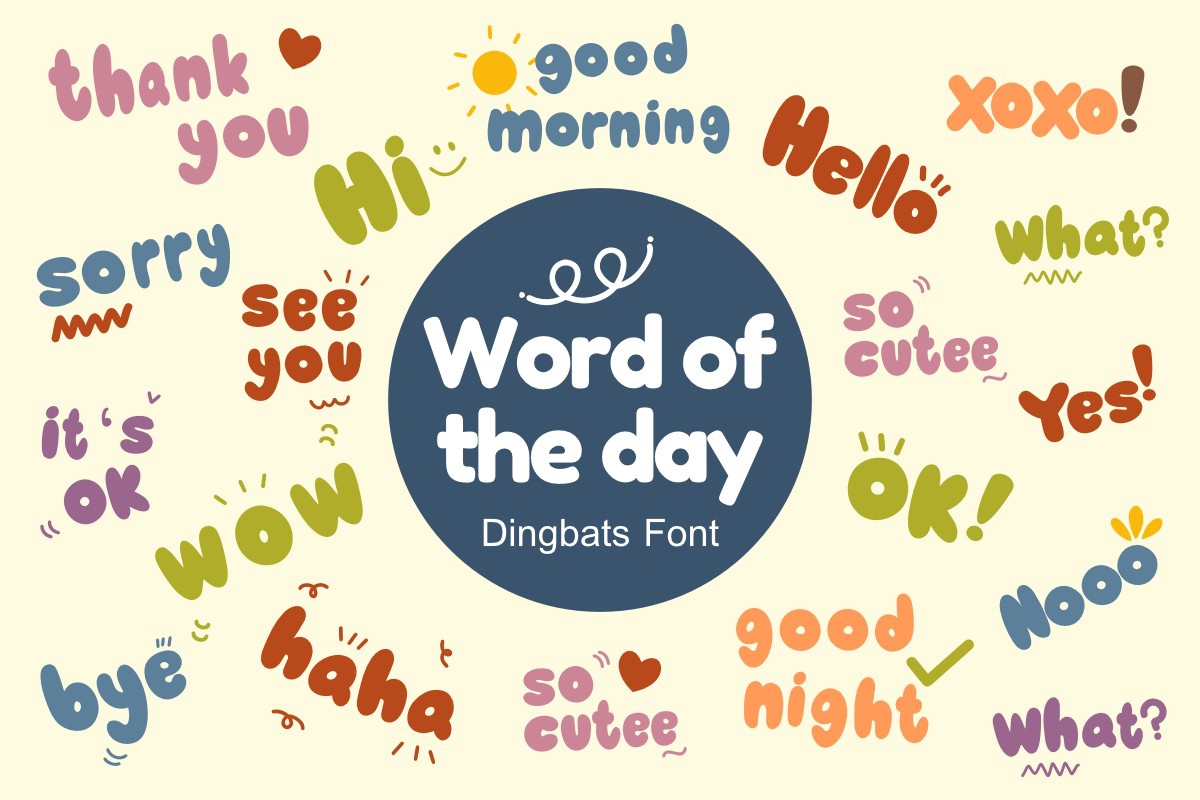 Font Word of the Day