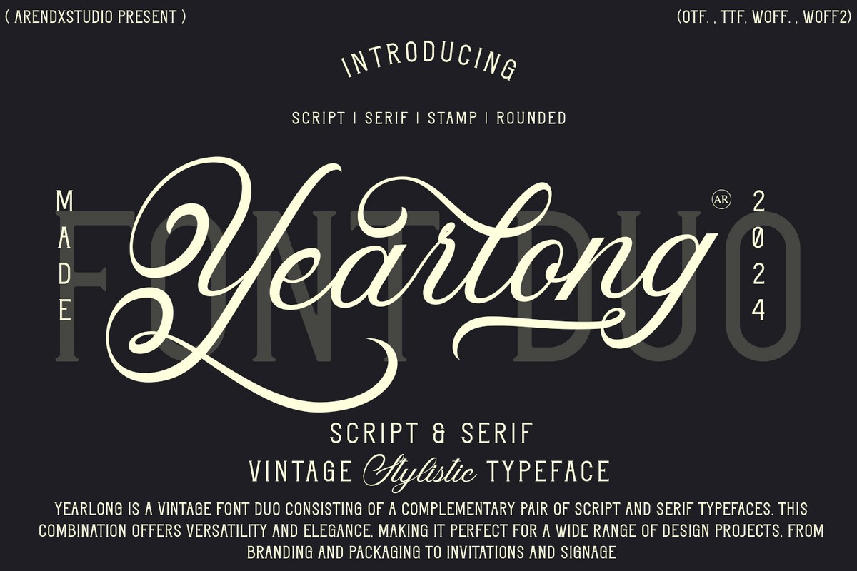 Font Yearlong