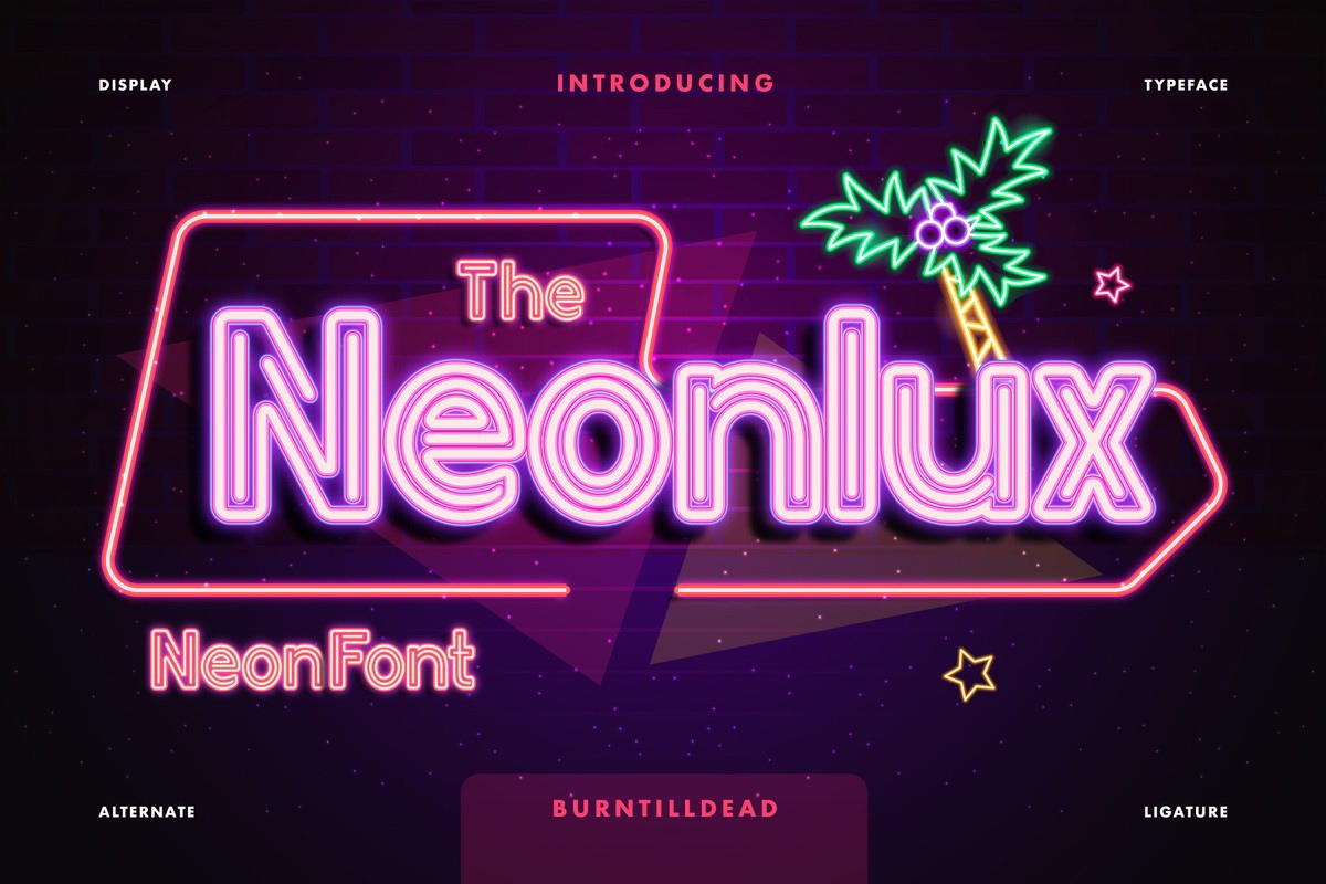 Font Neonlux
