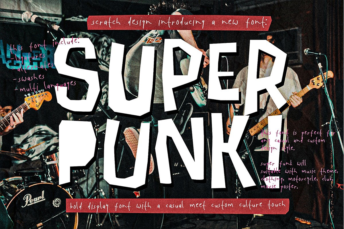 Font Super Punk