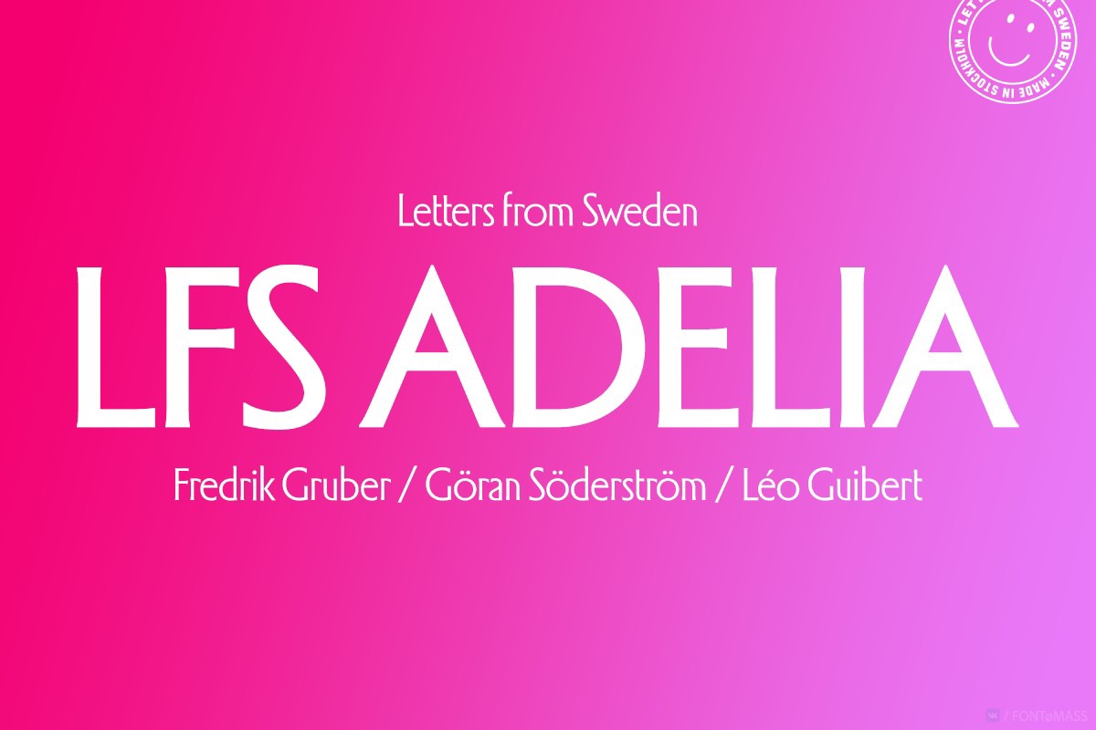 Font LFS Adelia