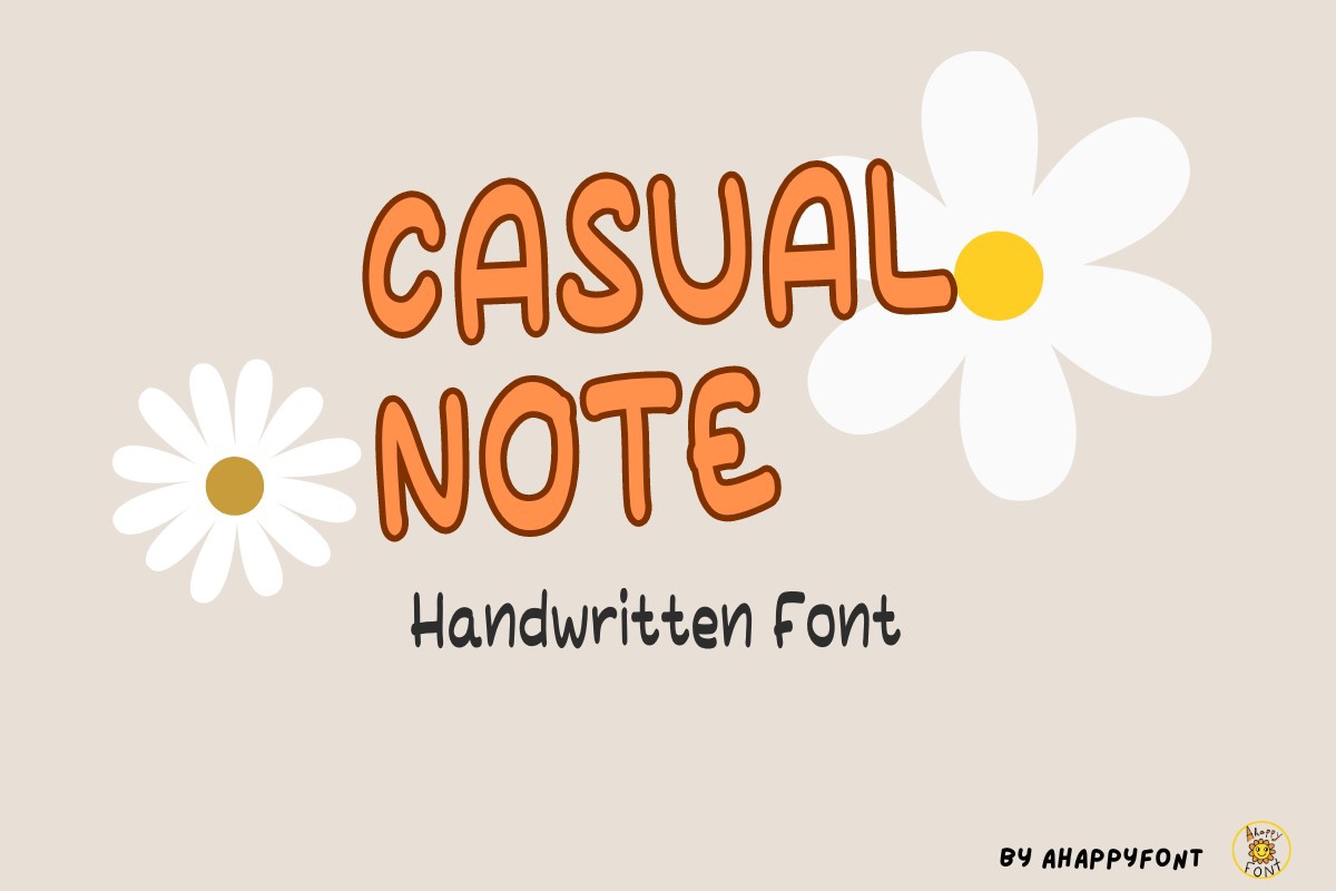Font Casual Note
