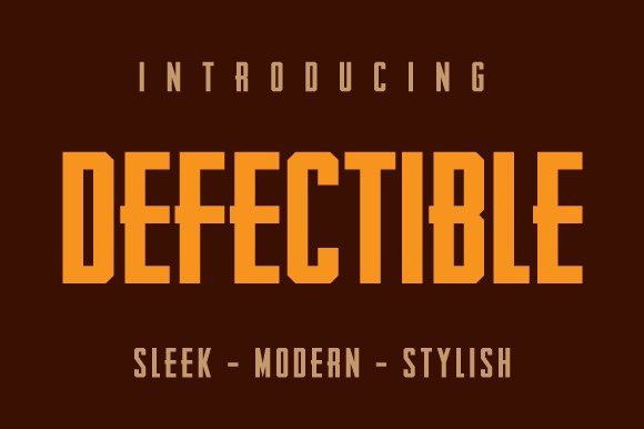 Font Defectible