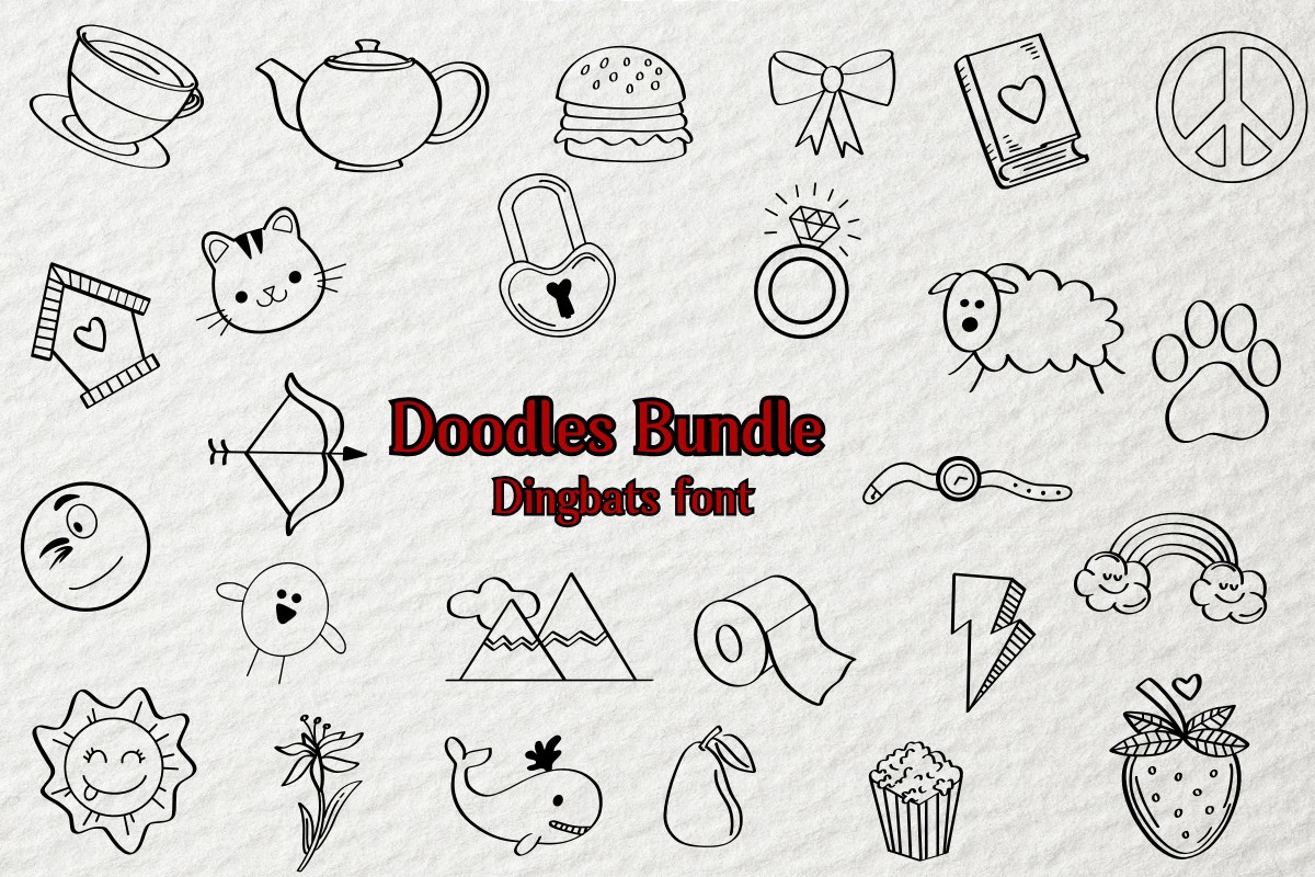 Font Doodles Bundle