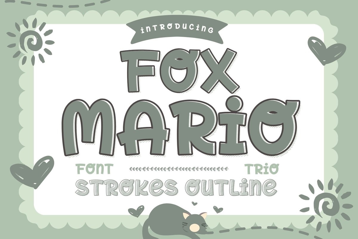 Font Fox Mario