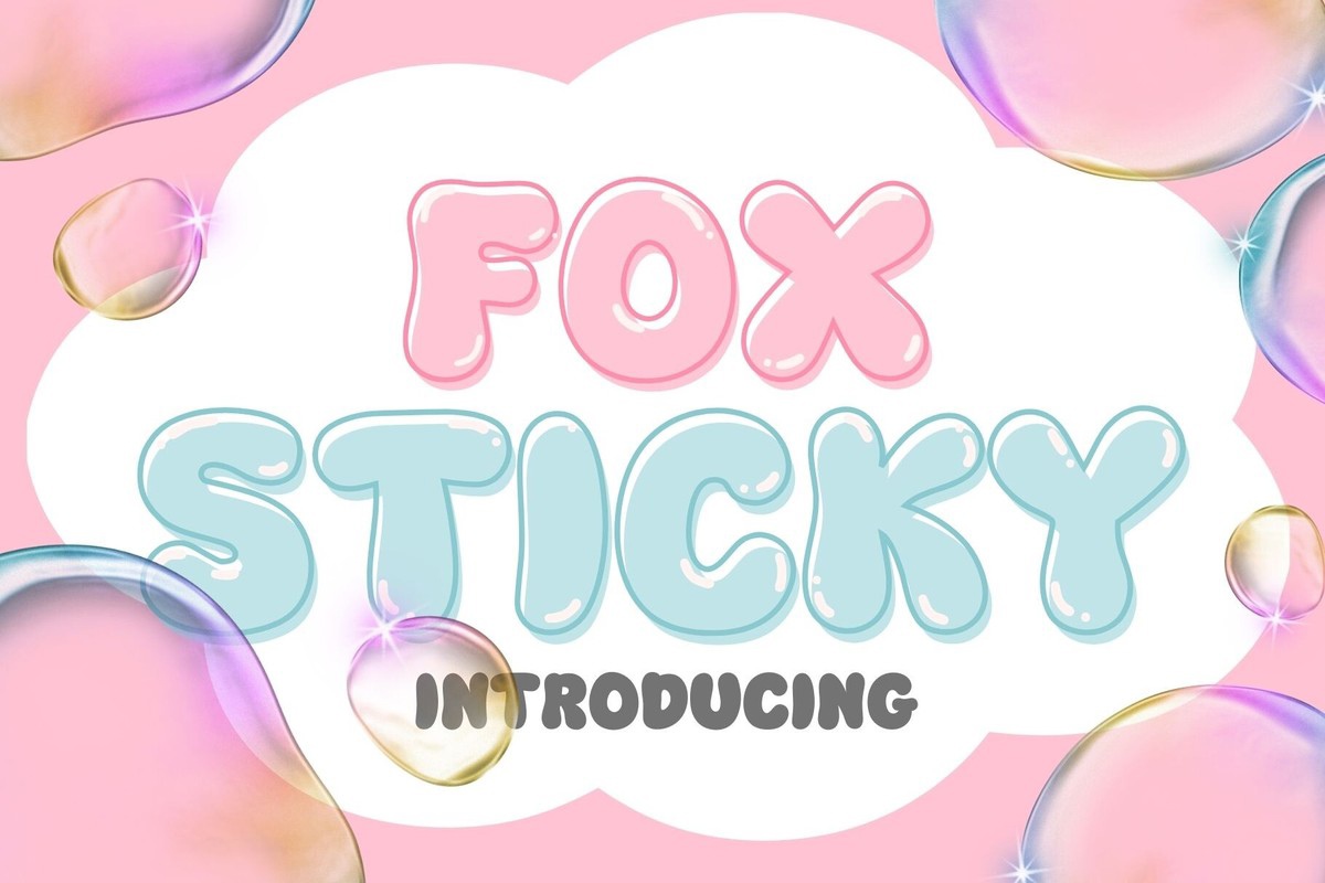 Font Fox Sticky