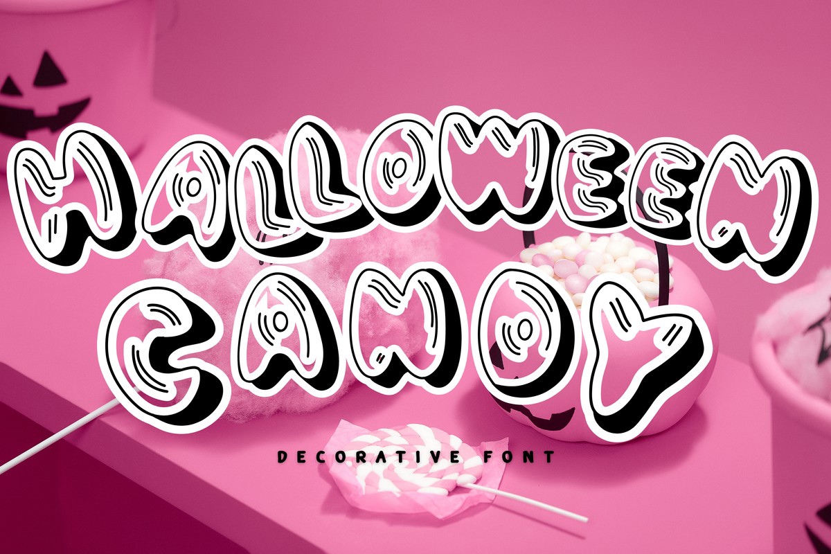 Font Halloween Candy