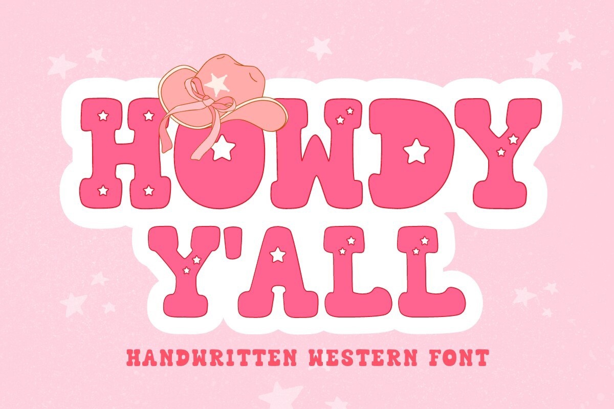 Font Howdy You Are All