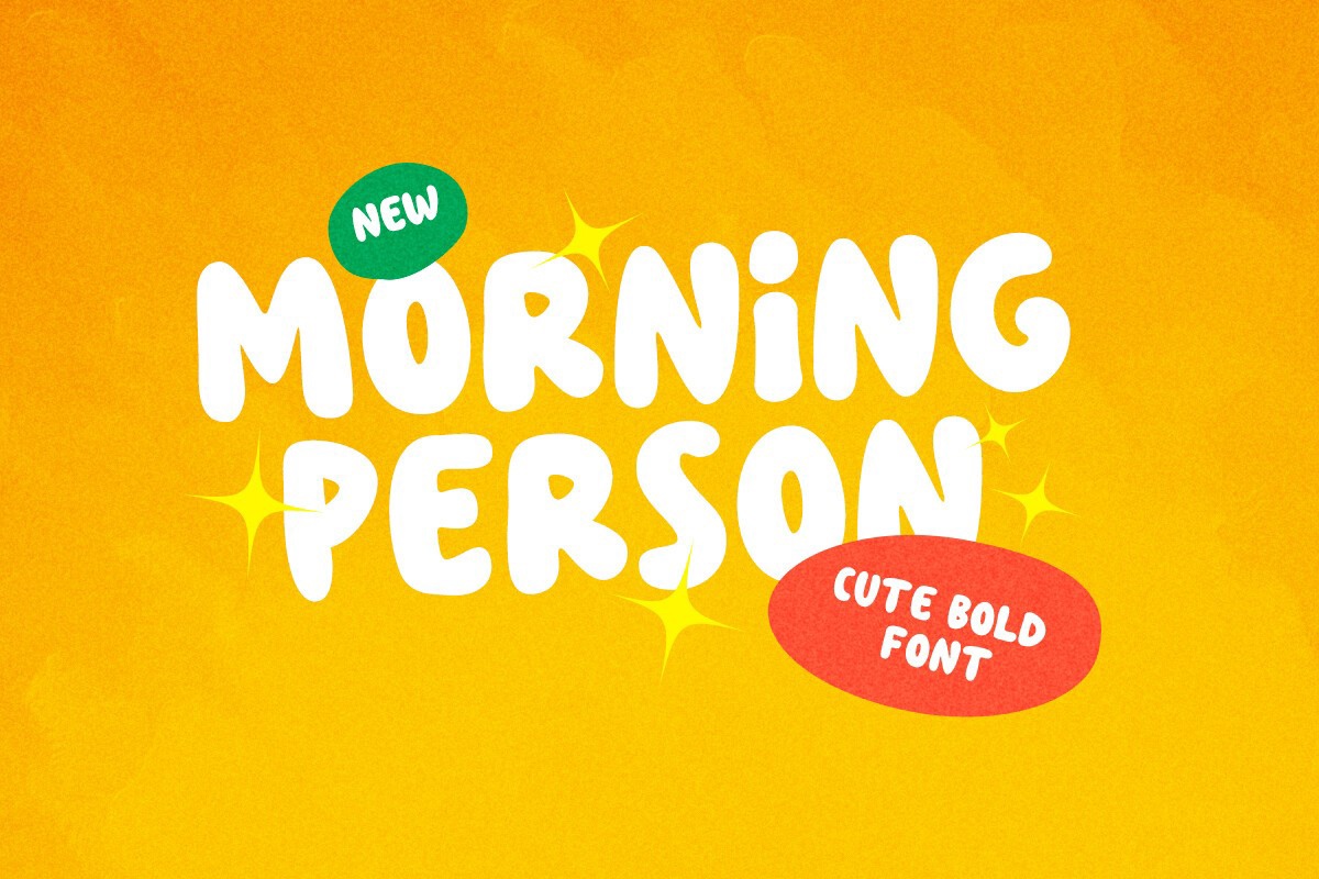 Font Morning Person