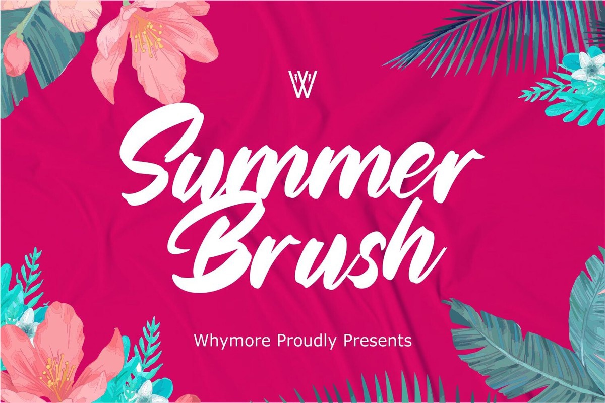 Font Summer Brush
