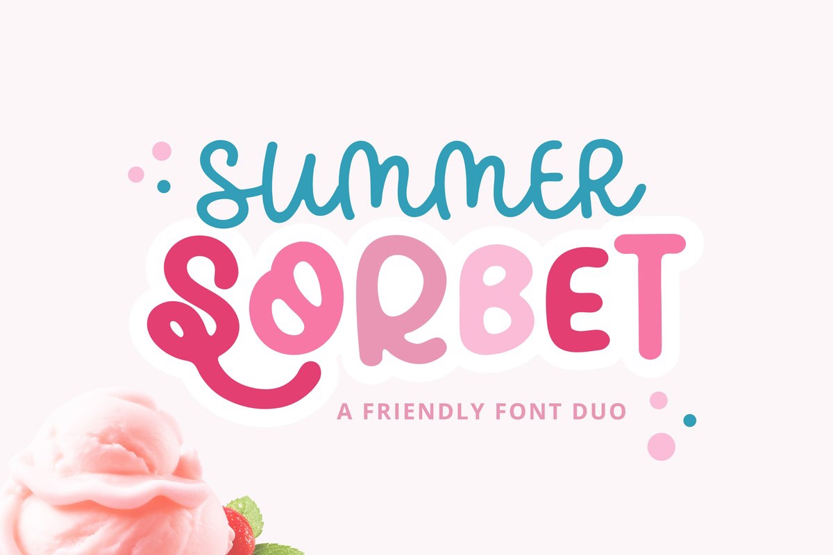 Font Summer Sorbet