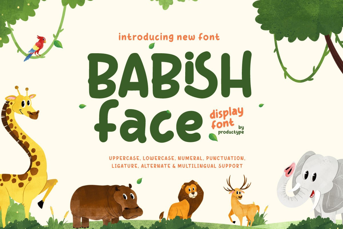 Font Babish Face