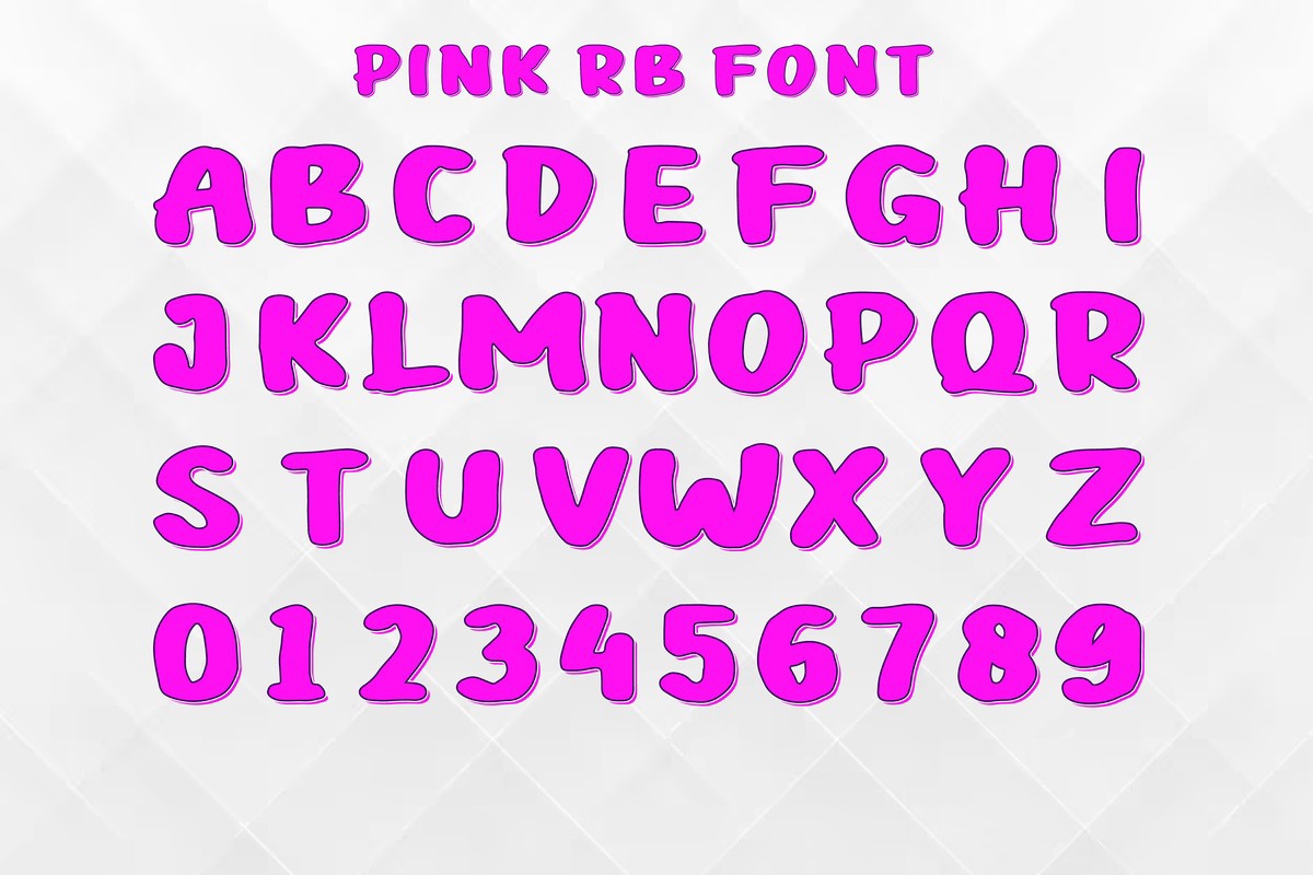 Font Pink RB