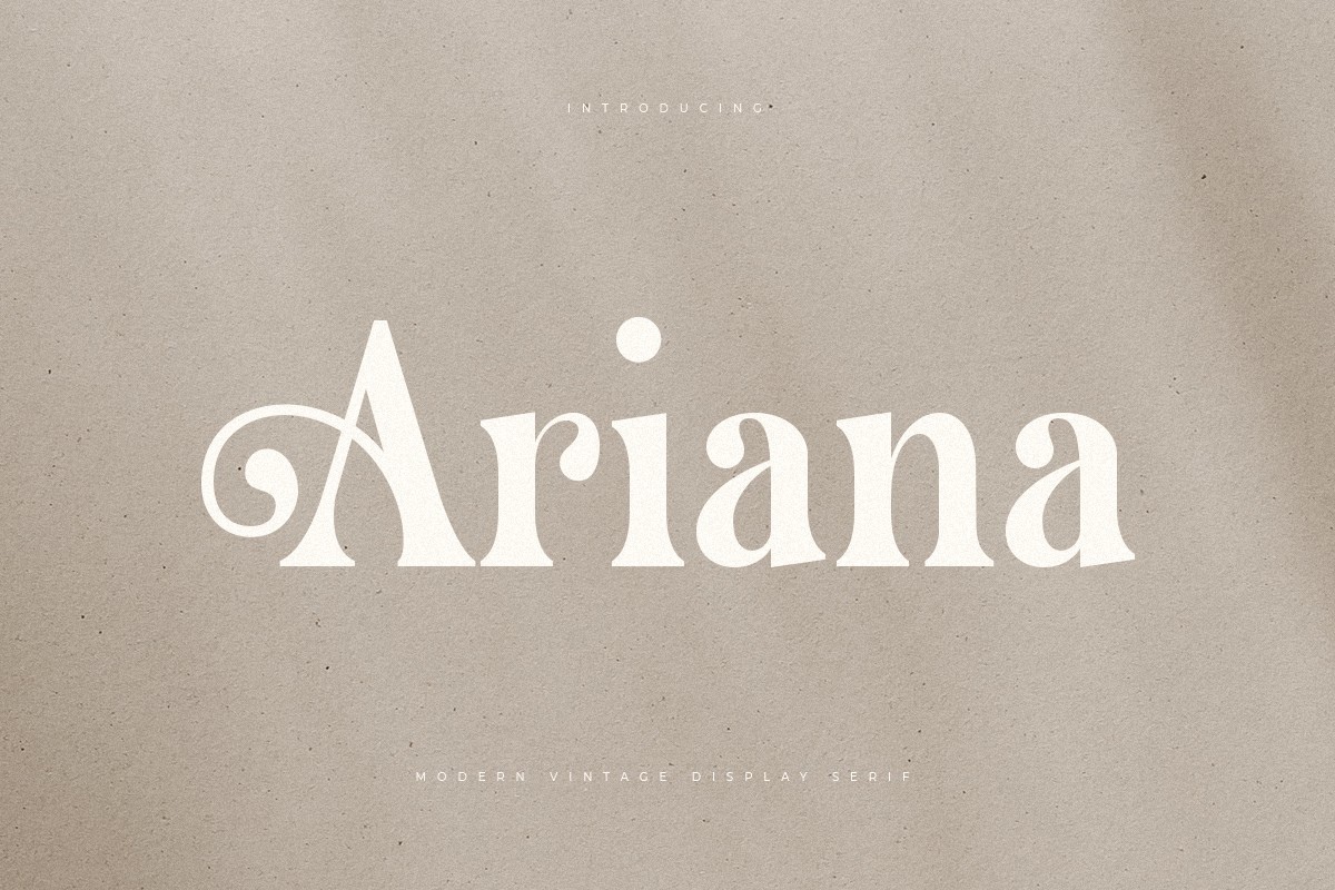 Font Ariana