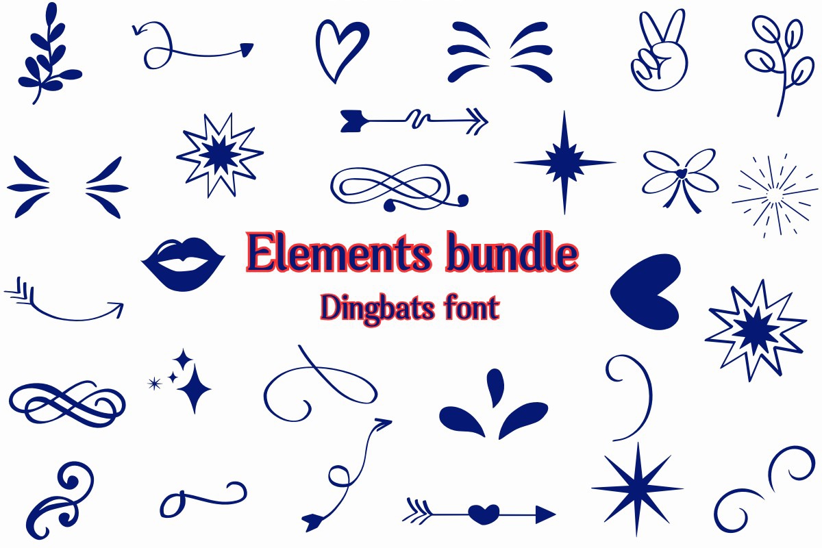 Font Elements Bundle