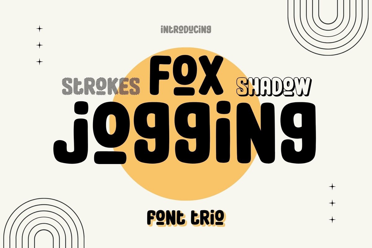 Font Fox Jogging