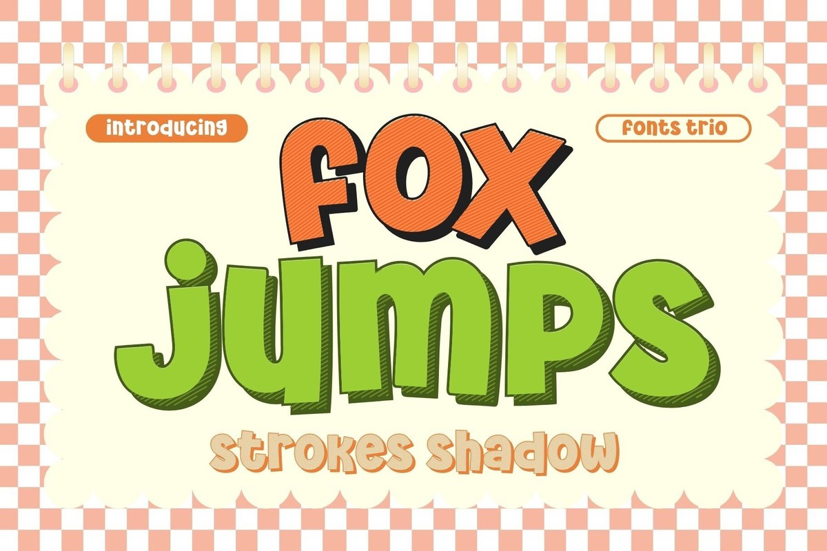 Font Fox Jumps