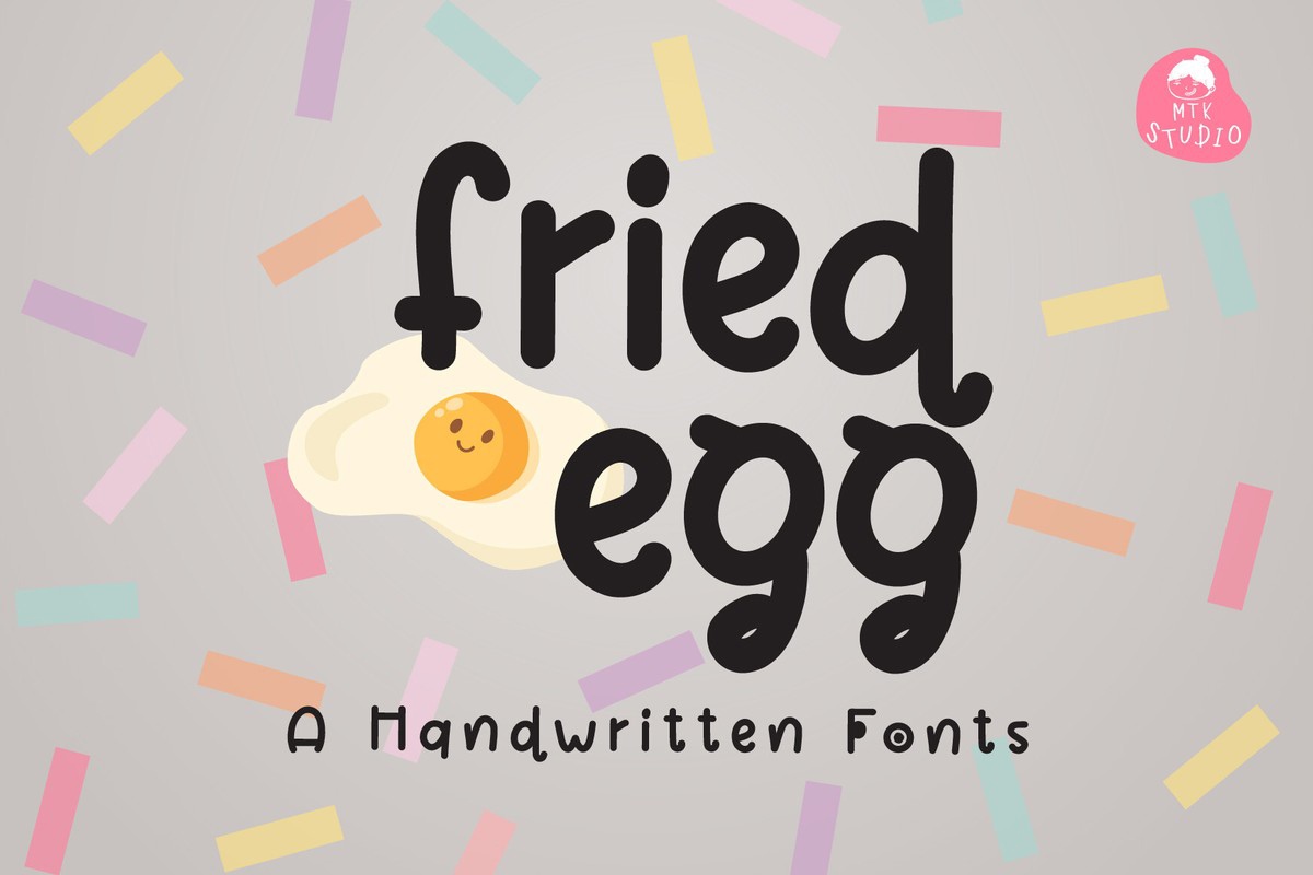 Font FriedEGG