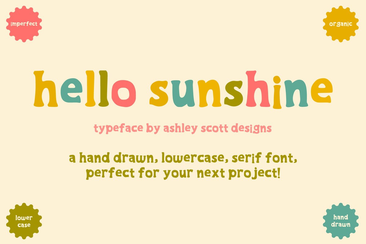 Font Hello Sunshine