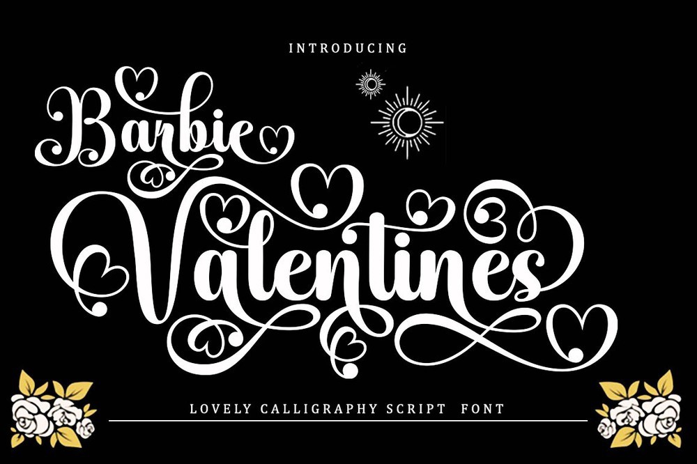 Font Barbie Valentines