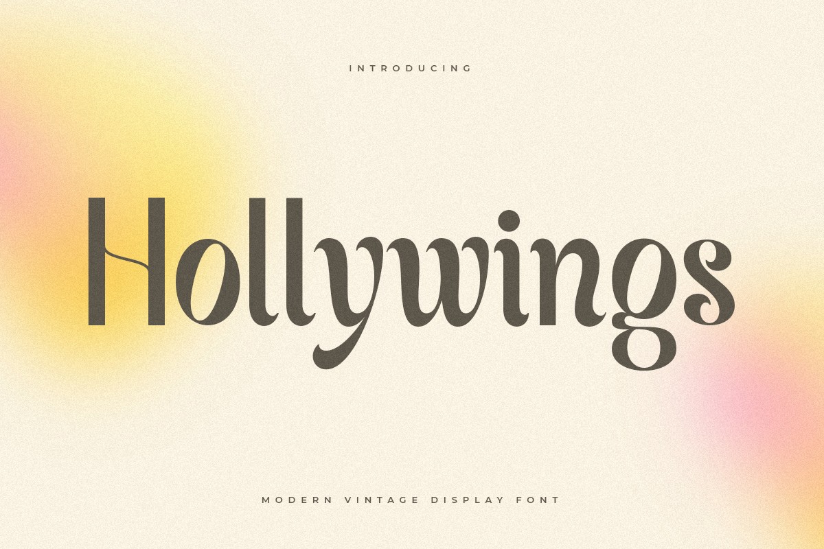 Font Hollywings