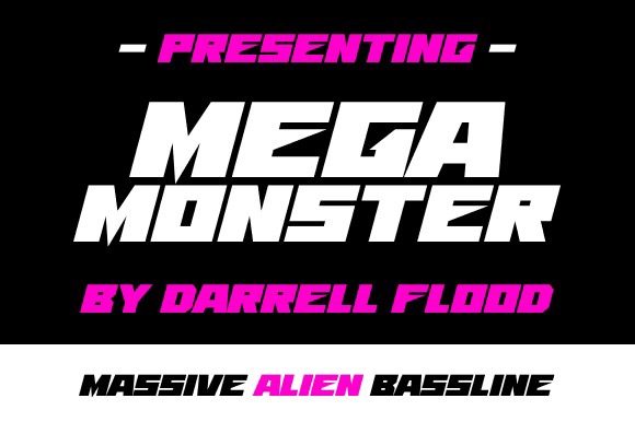 Font Mega Monster
