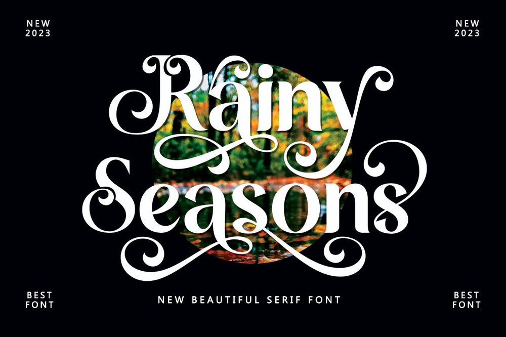 Font Rainy Seasons