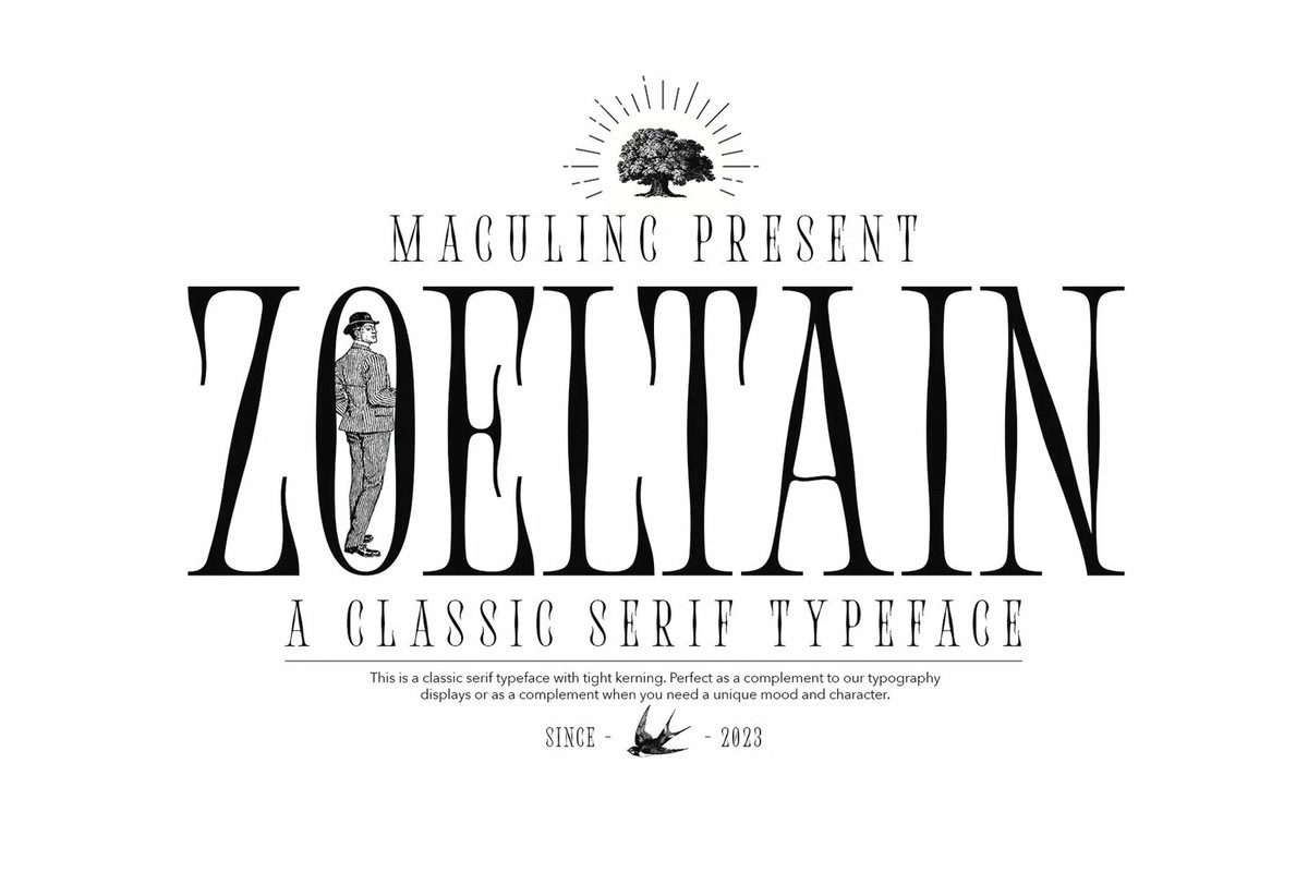 Font Zoeltain Classic Serif