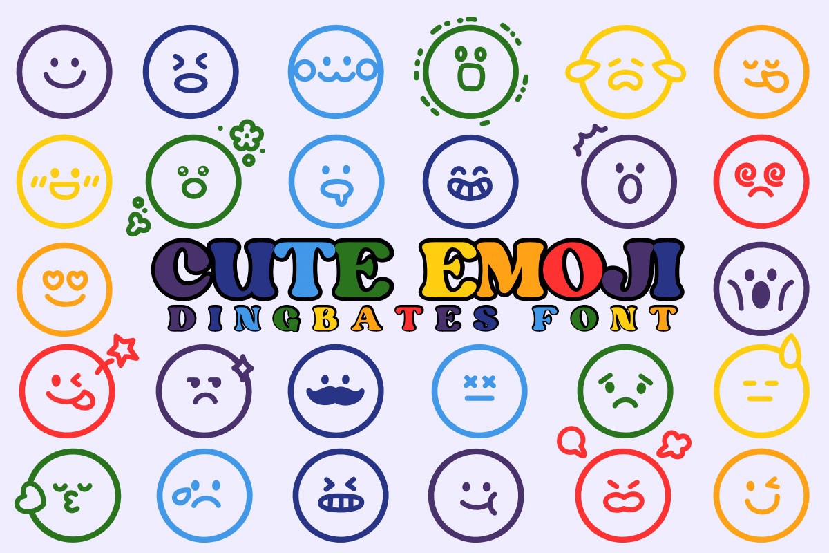 Font Cute Emoji