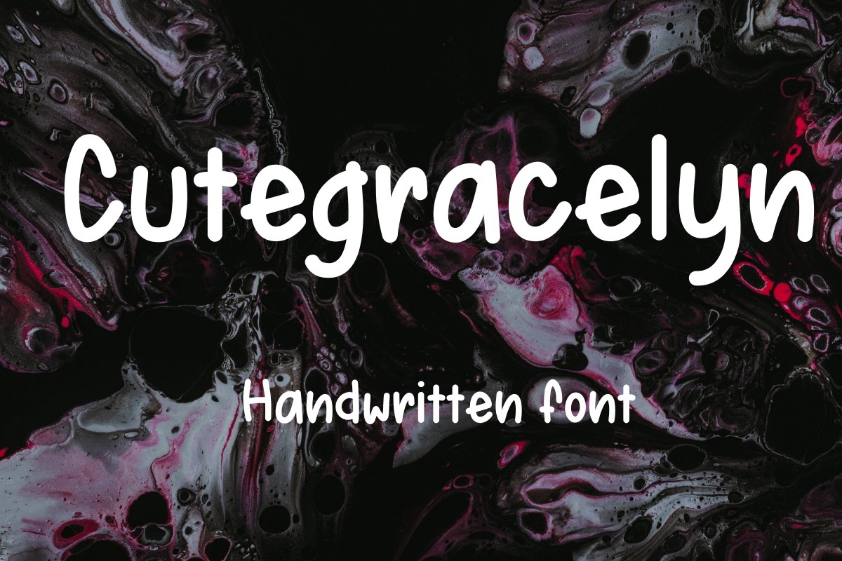 Font Cutegracelyn