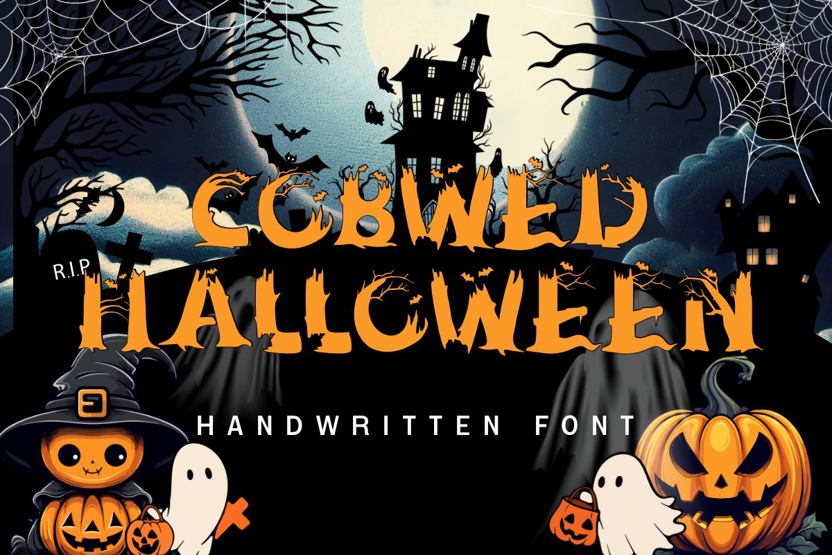 Font Cobwed Halloween