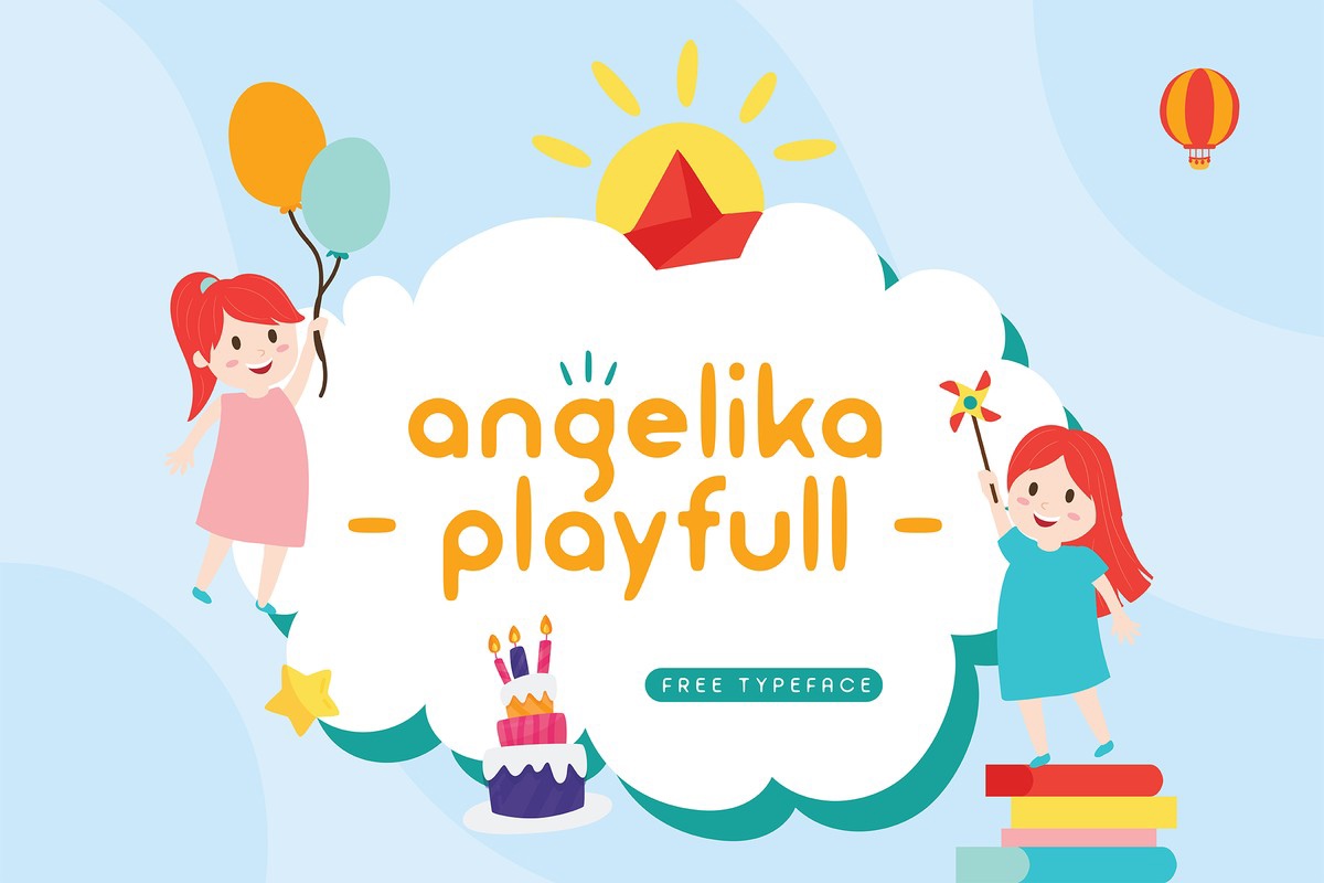 Font Angelika Playful