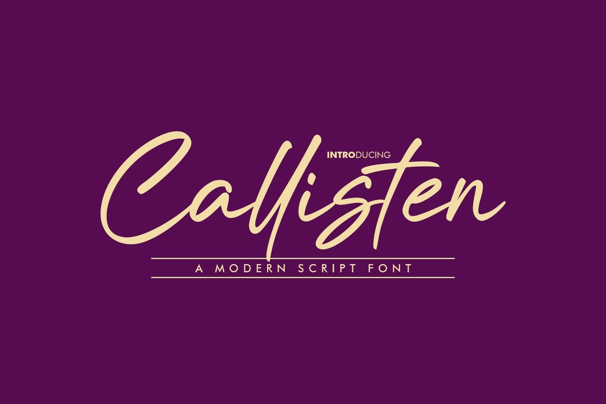Font Callisten