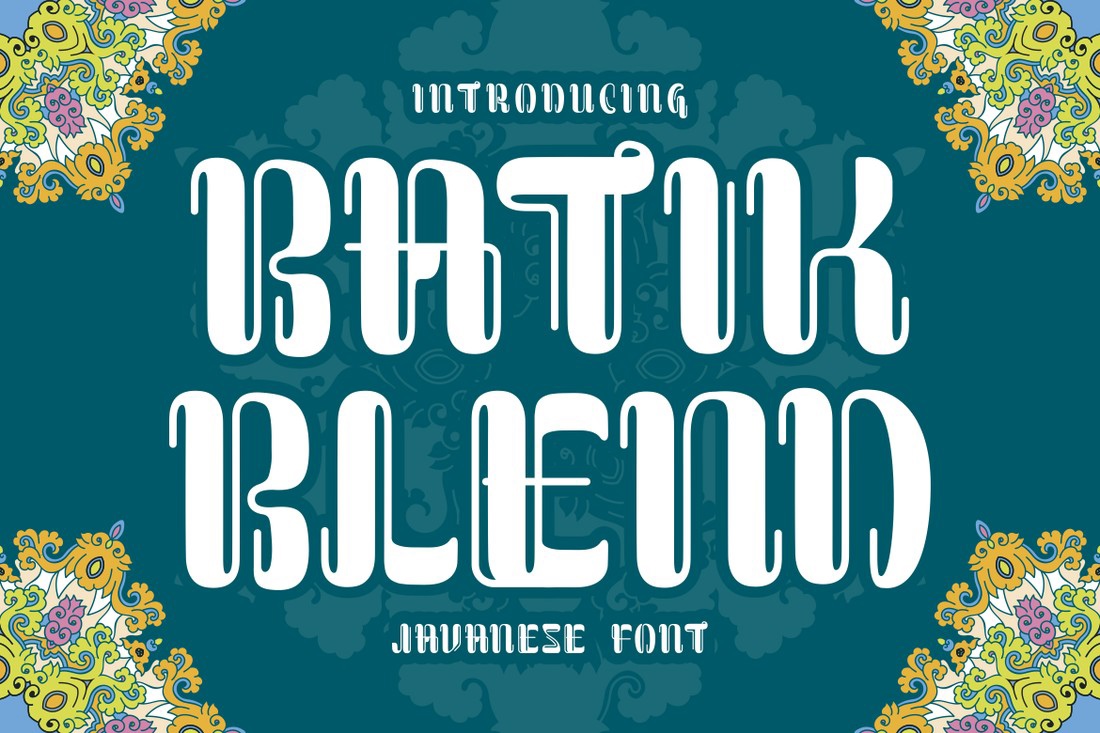Font Batik Blend