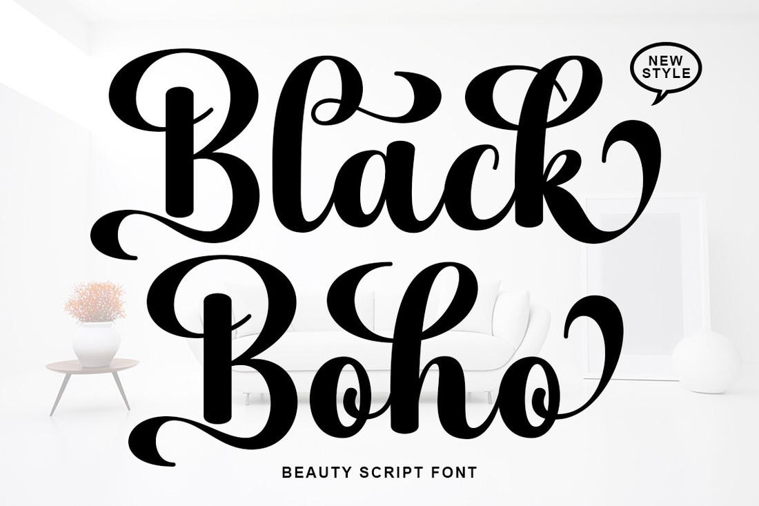 Font Black Boho