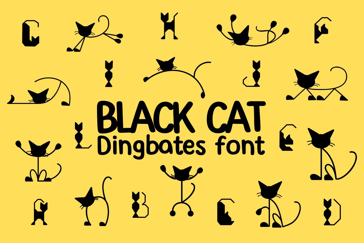 Font Black Cat