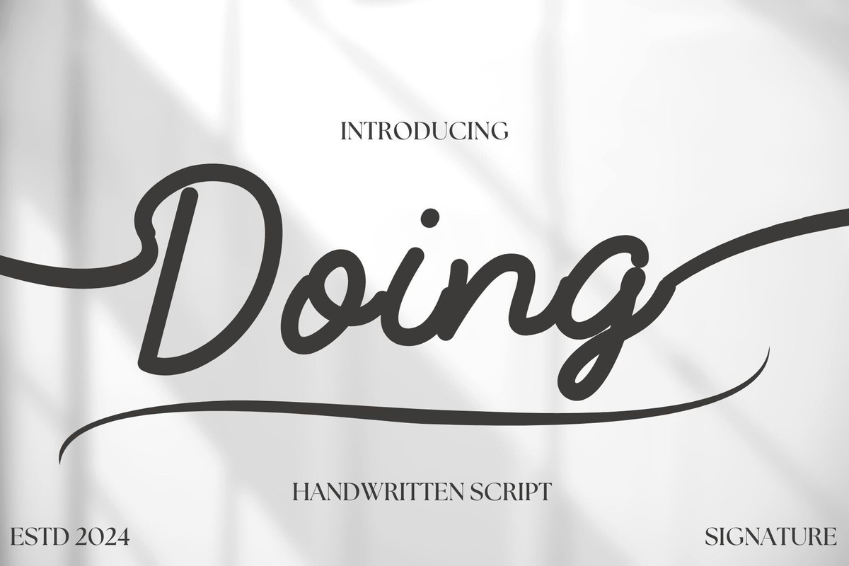Font Doing