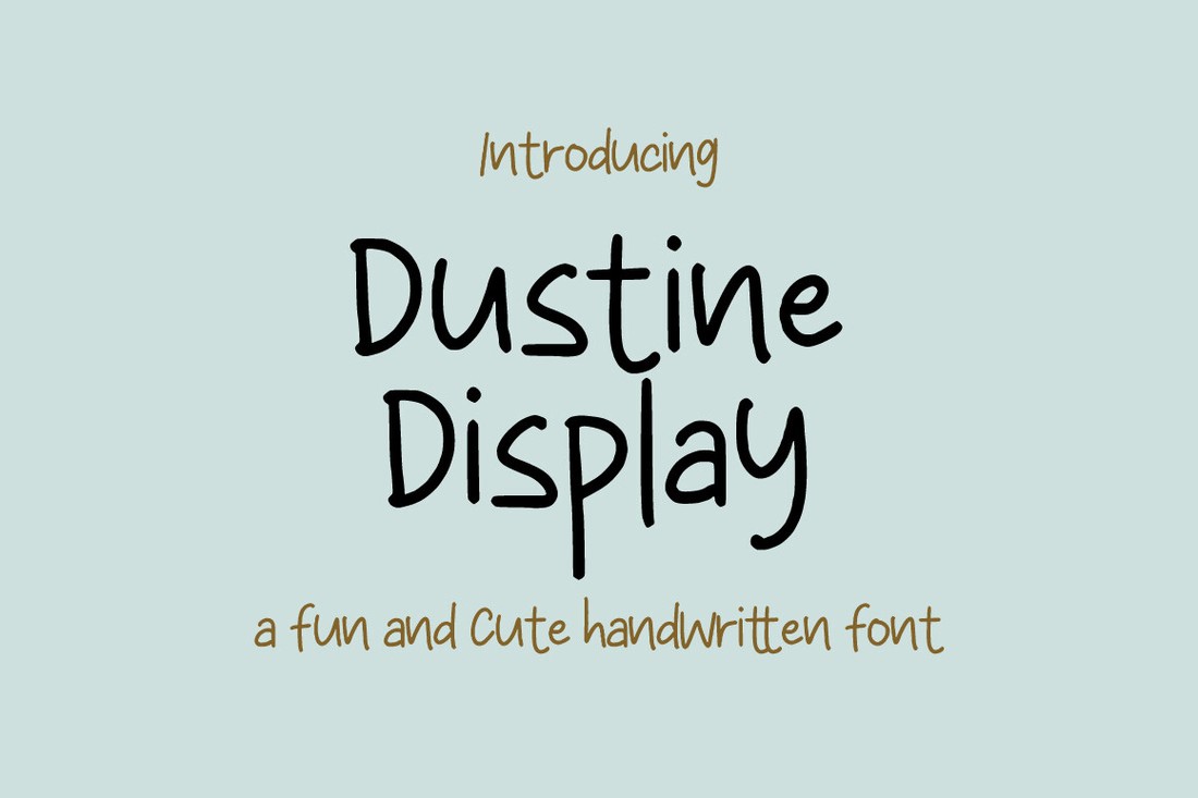 Font Dustine Display