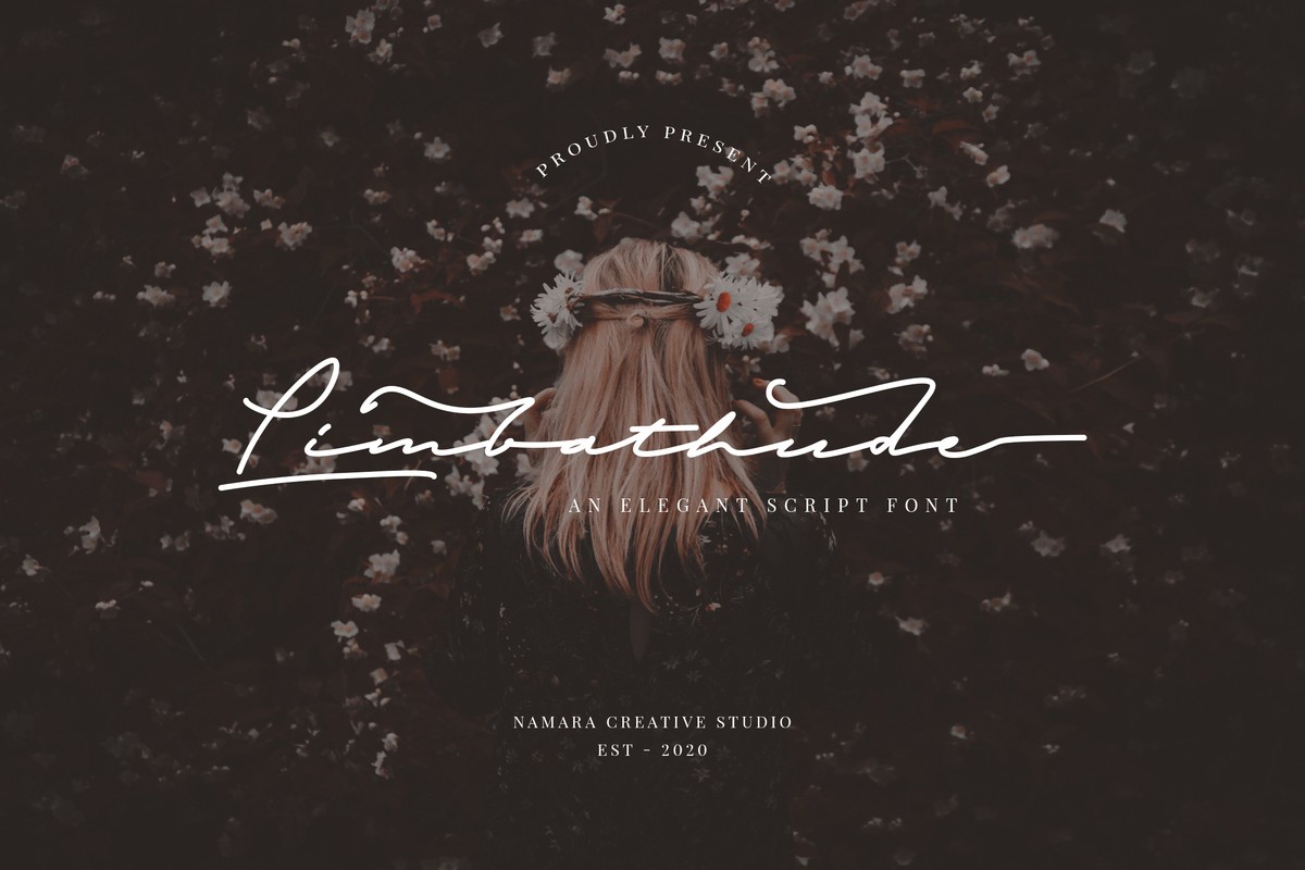 Font Limbathude Script
