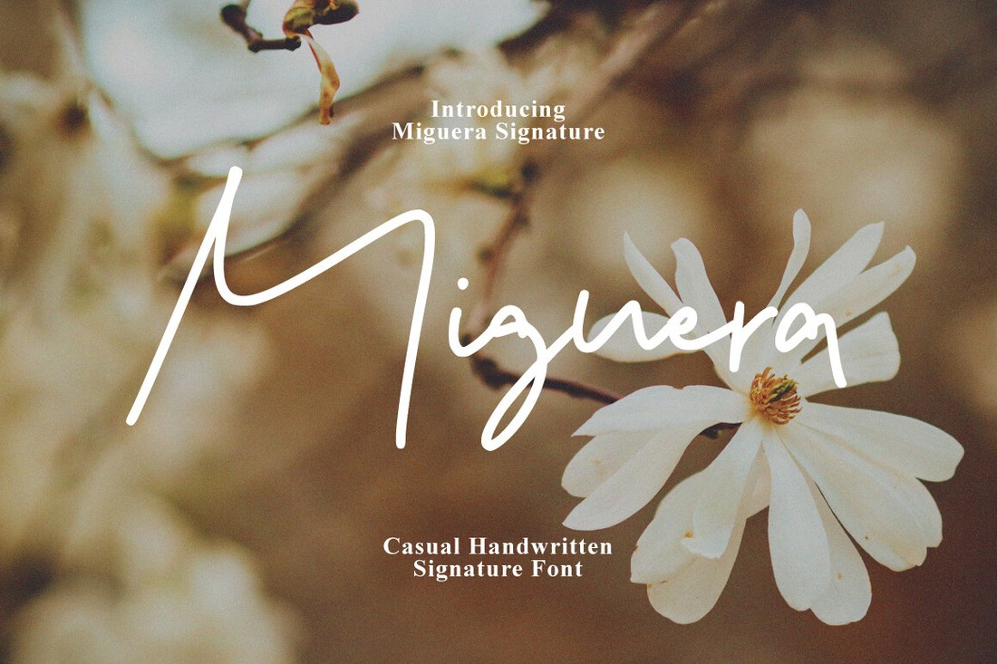 Font Miguera Signature