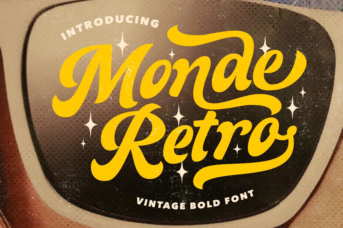 Font Monde Retro