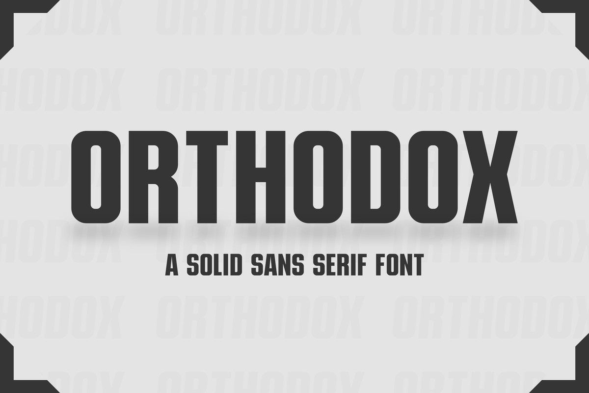Font Orthodox